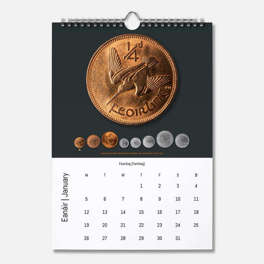 Boinn na hÉireann - Féilire 2026 (Coins of Ireland Calendar 2026) - Spailpín