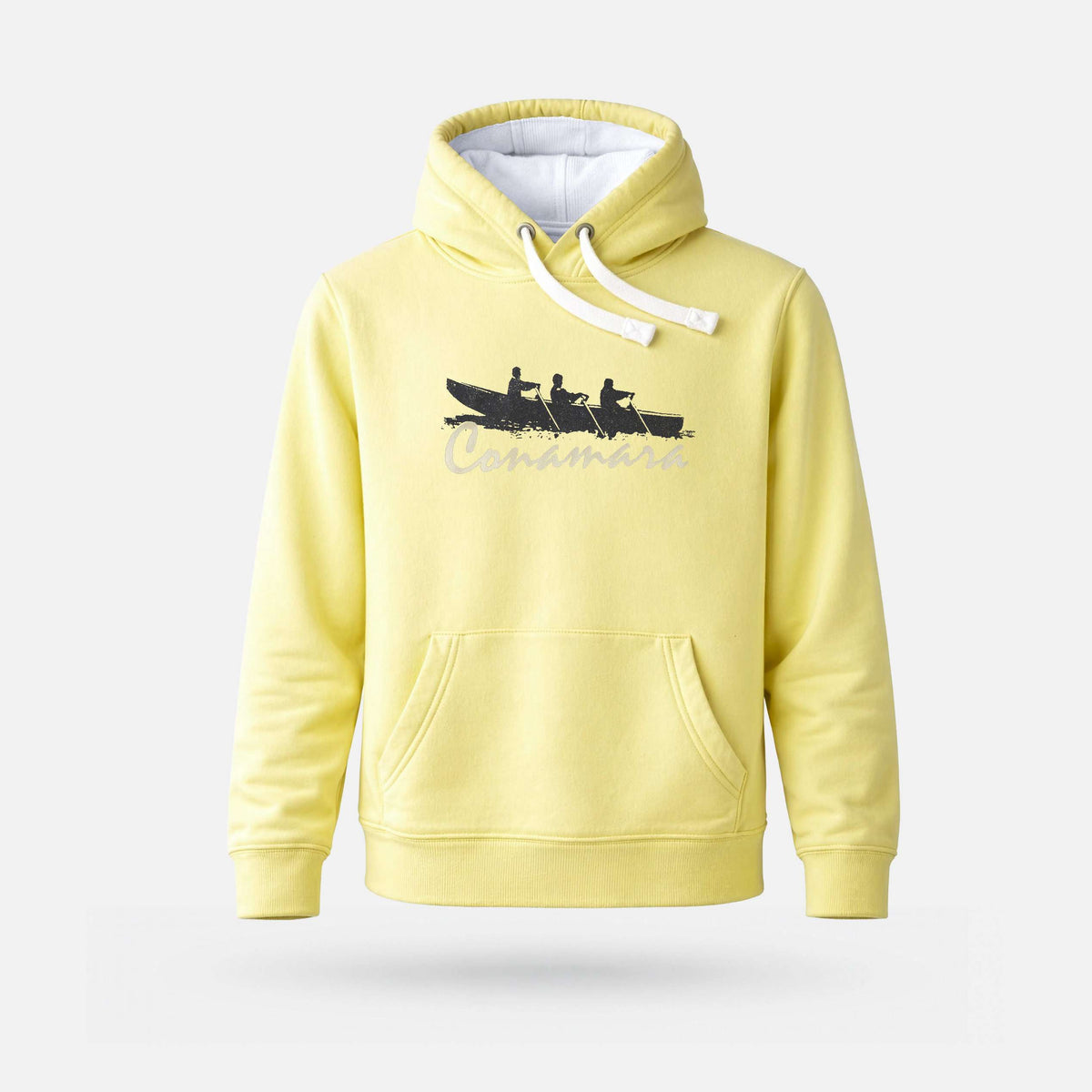 Conamara Curach - Heavyweight Adults' Hoodie - Spailpín - Lemon Drop / S