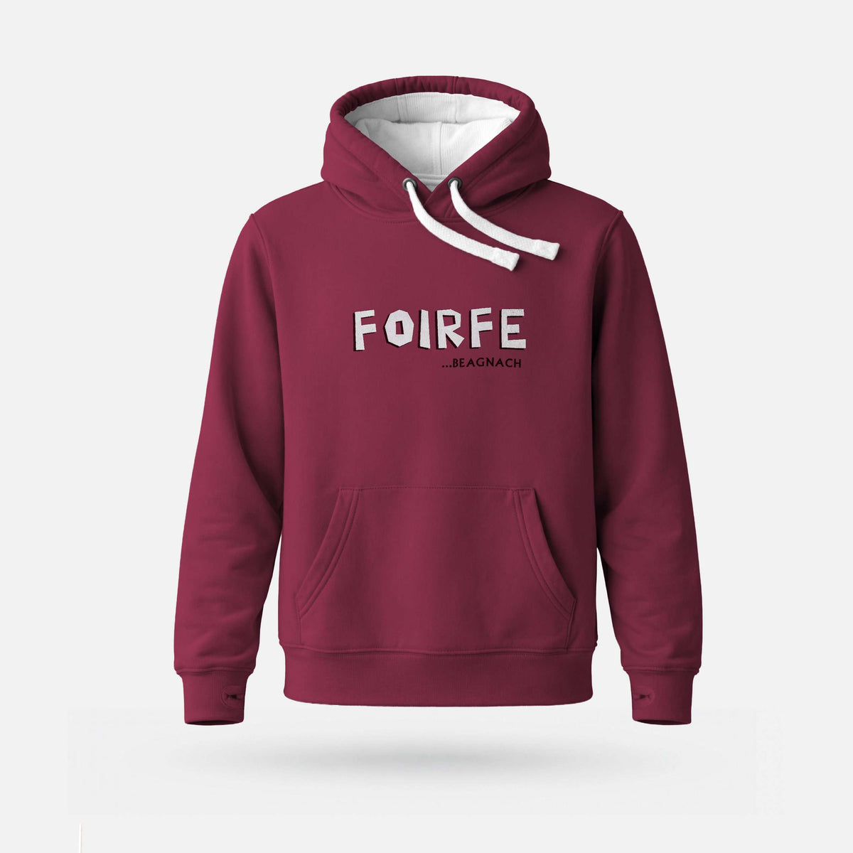 Foirfe - Heavyweight Adults' Hoodie - Spailpín - Maroon / XS