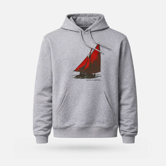 Húicéir na Gaillimhe - Midweight Adults' Hoodie - Spailpín - XS / Grey Melange