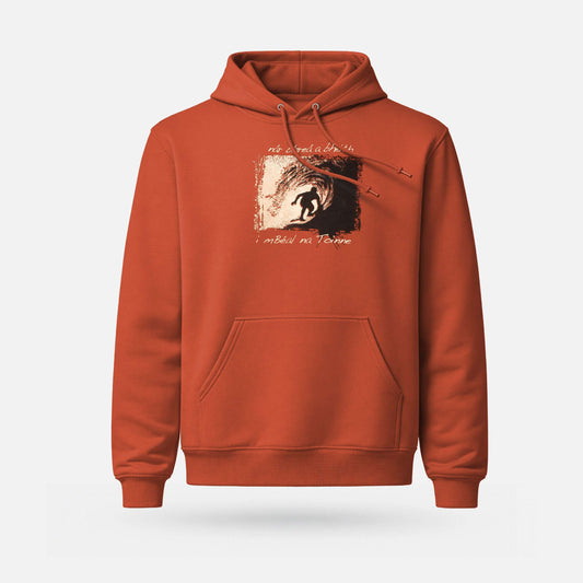Nár Bhreá a Bheith i mBéal na Toinne - Midweight Adults' Hoodie - Spailpín - XS / Brown