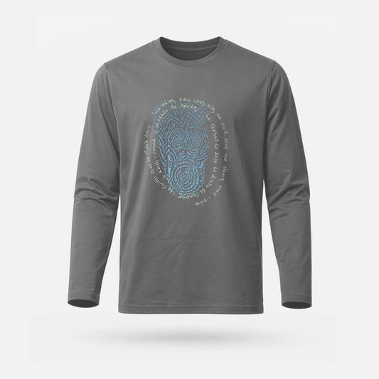 Ind Ráth - Adults' Long Sleeve T-Shirt - Spailpín - Dark Grey / S