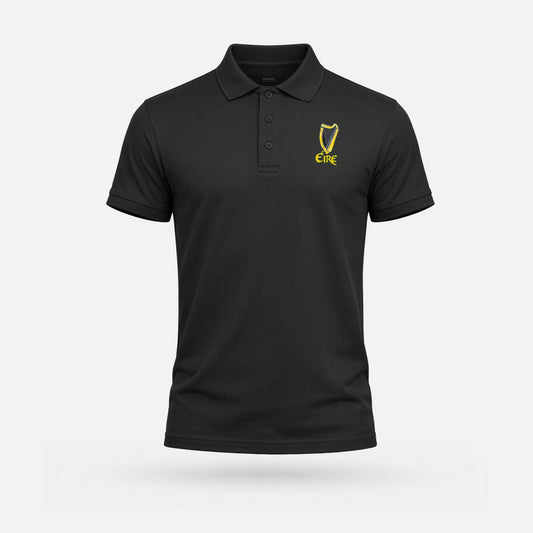 Éire - Adults' Polo Shirt - Spailpín - Black / S