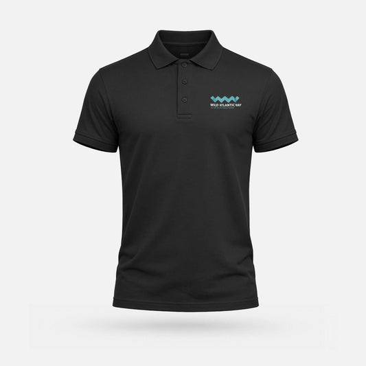 Wild Atlantic Way - Adults' Polo Shirt - Spailpín - Black / S