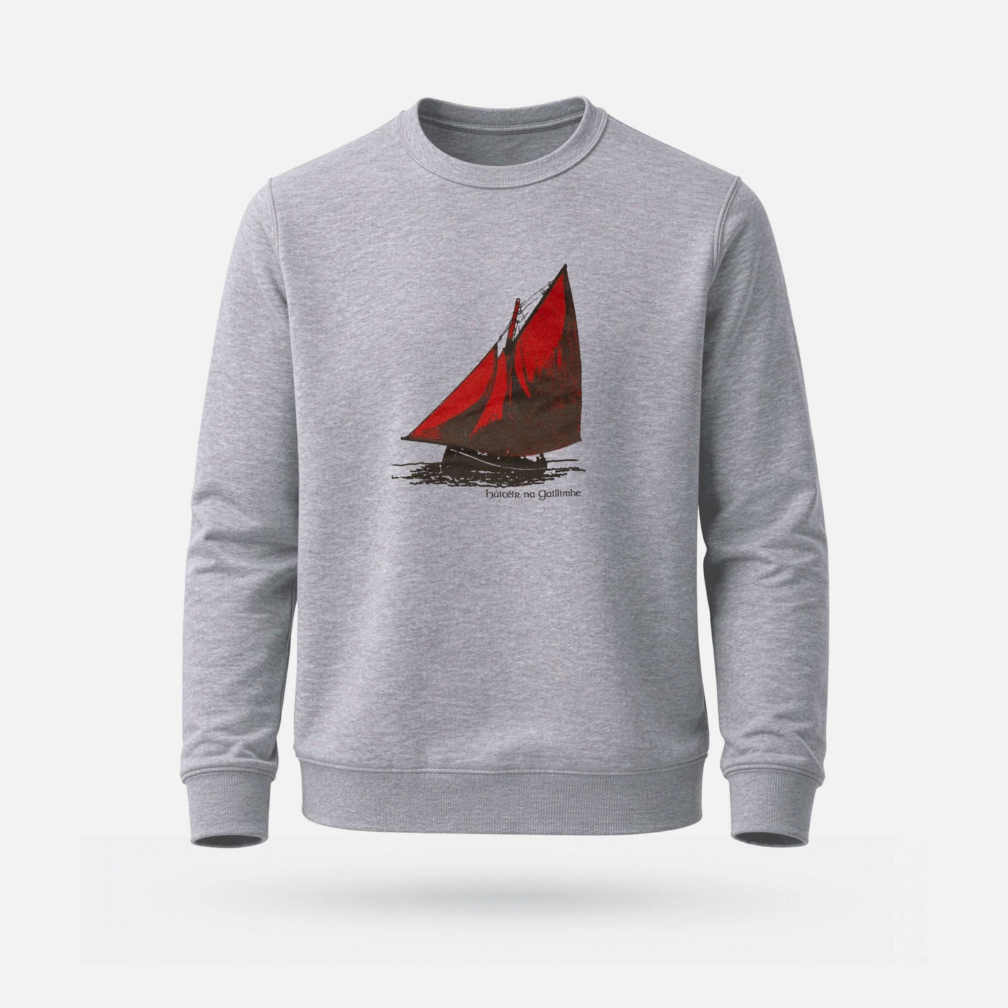 Húicéir na Gaillimhe - Adults' Sweatshirt - Spailpín - XS / Grey Melange