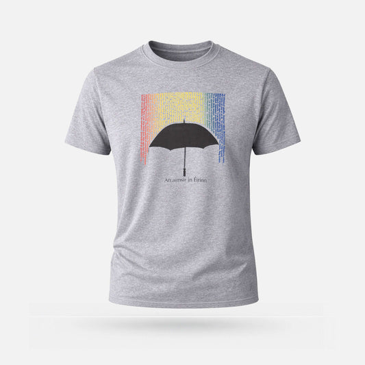 An Aimsir in Éirinn - Adults' T-Shirt - Spailpín - Grey Melange / S