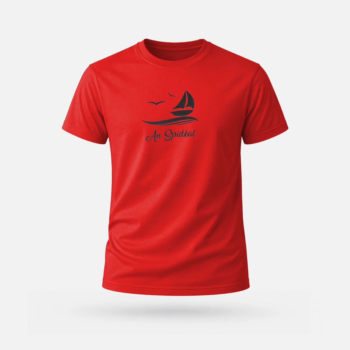 An Spidéal - Adults' T-Shirt - Spailpín - Red / S