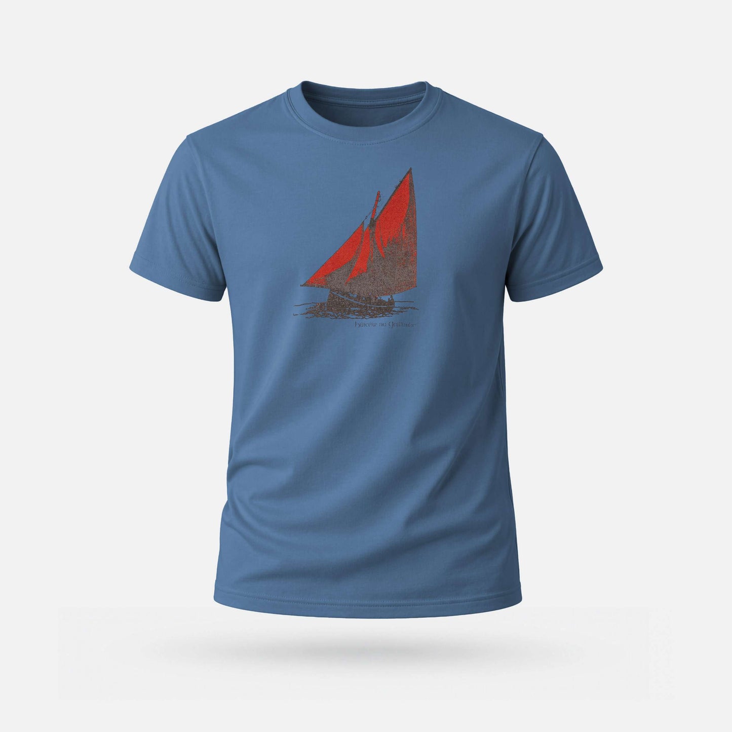 Húicéir na Gaillimhe - Adults' T-Shirt - Spailpín - Ocean Blue / XS