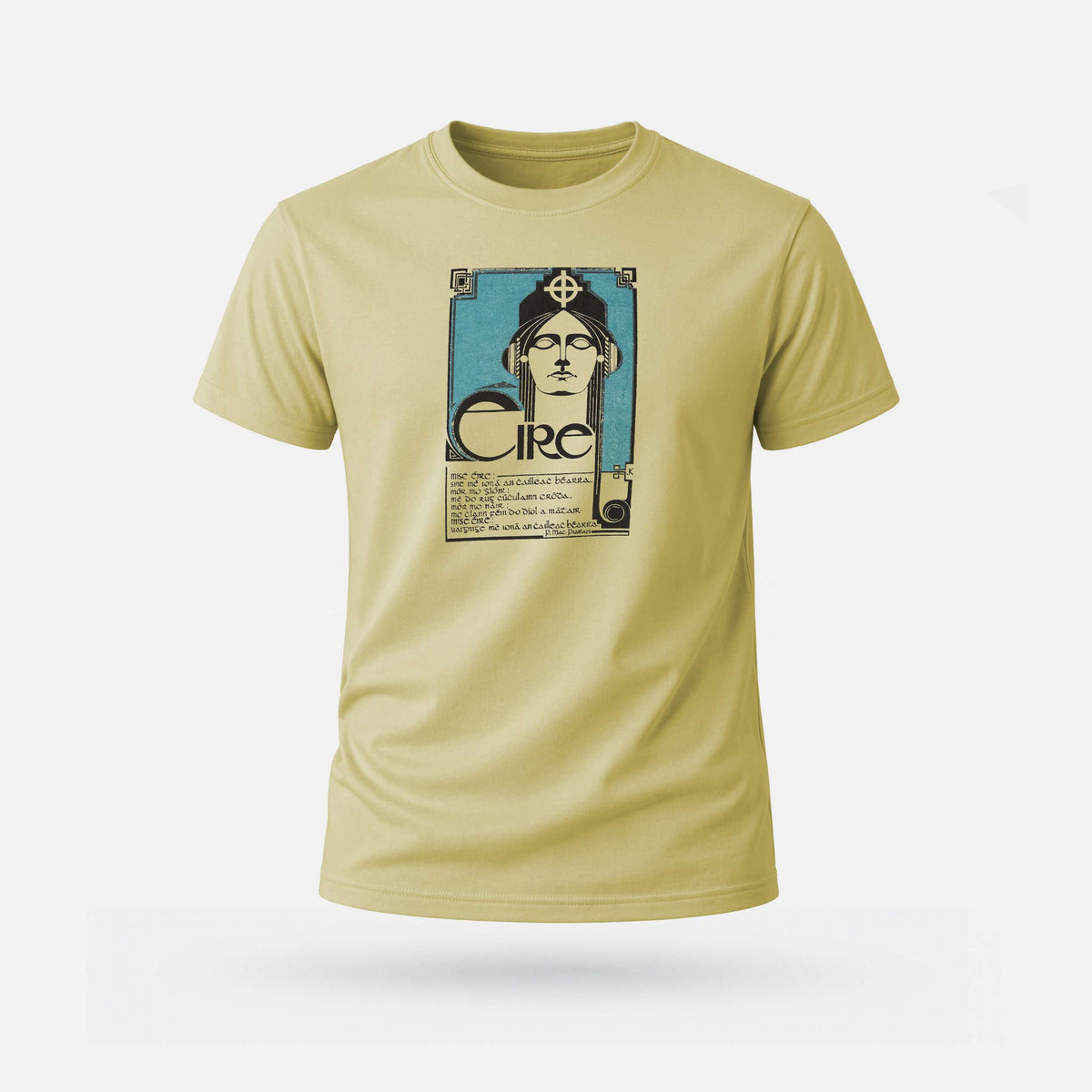 Mise Éire - Adults' T-Shirt - Spailpín - Sage Green / S