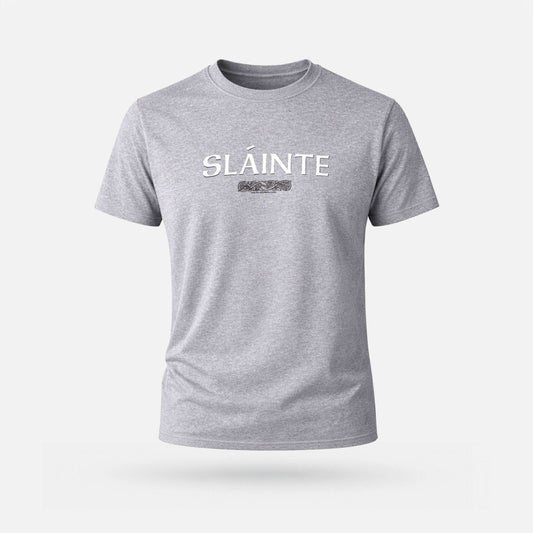 Sláinte - Adults' T-Shirt - Spailpín - Grey Melange / XS