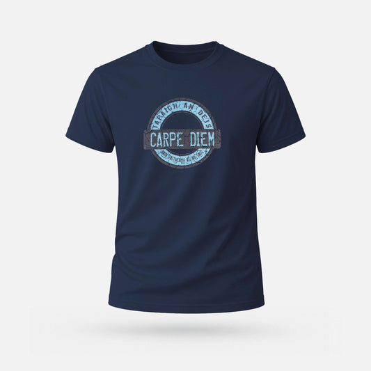 Carpe Diem - Adults' T-Shirt - Spailpín - Navy / S