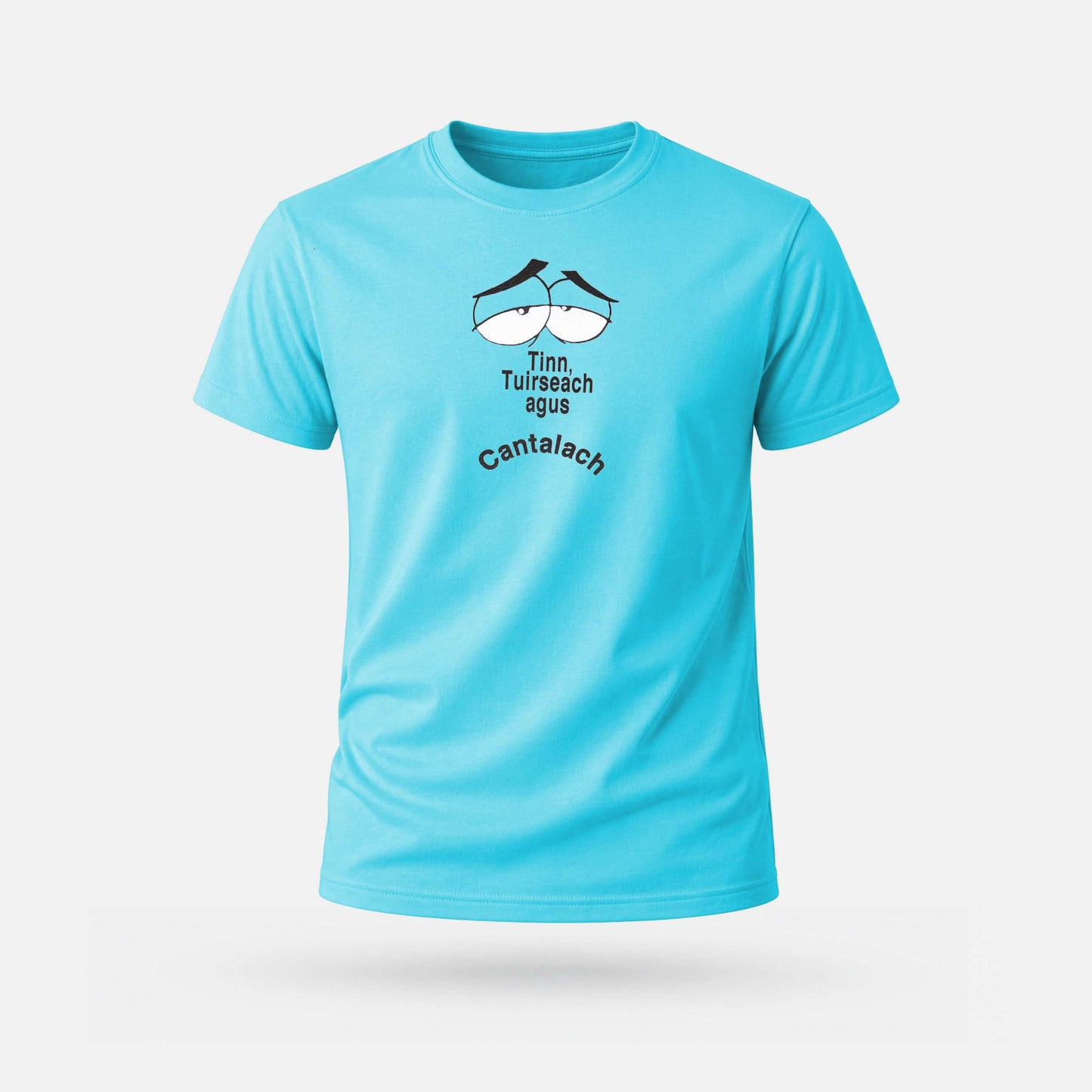 Tinn Tuirseach agus Cantalach - Adults' T-Shirt - Spailpín - Atoll Blue / S