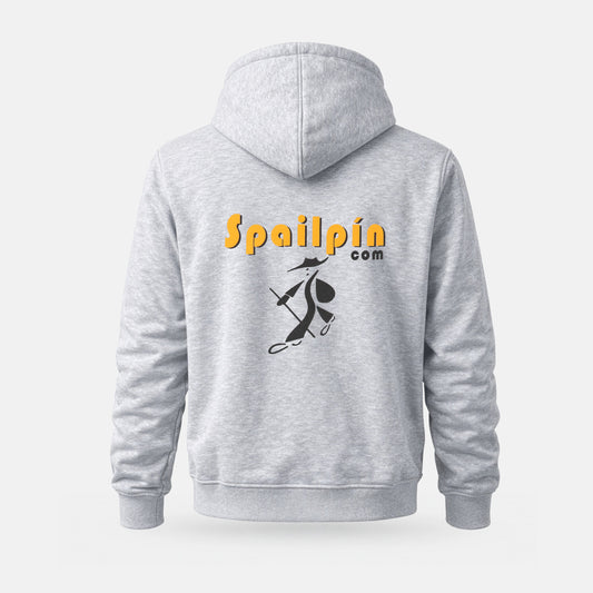 Classic Spailpín Branded - Midweight Adults' Zip-Up Hoodie