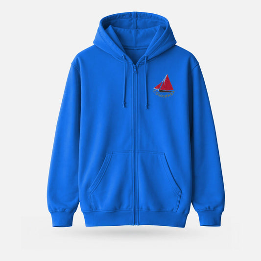 Conamara - Midweight Adults' Zip-Up Hoodie - Spailpín - S / Royal Blue