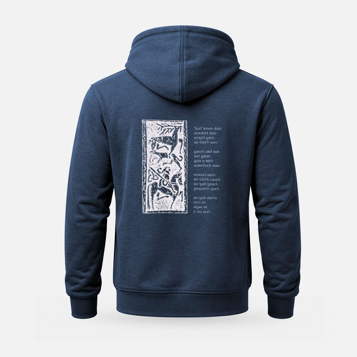 Scél Lemm Dúib - Adults' Midweight Zip-Up Hoodie - Spailpín
