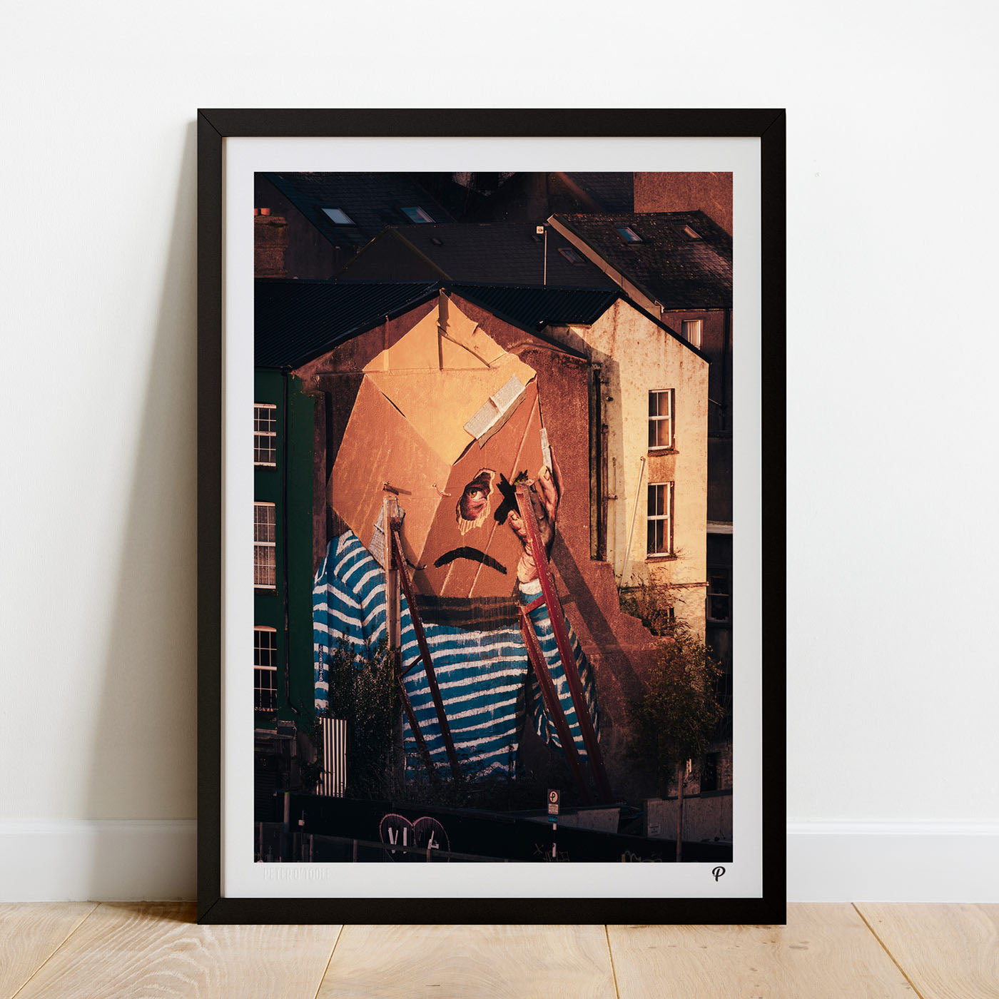 Asbestos Mural on South Main St. Print