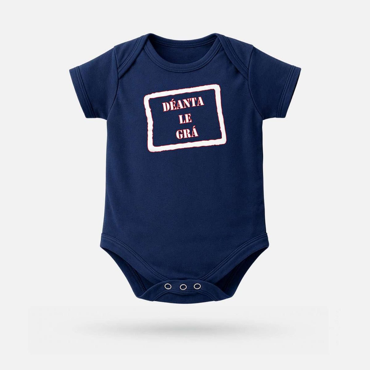 Déanta Le Grá - Baby Grow - Spailpín - 0-3 Months / Navy