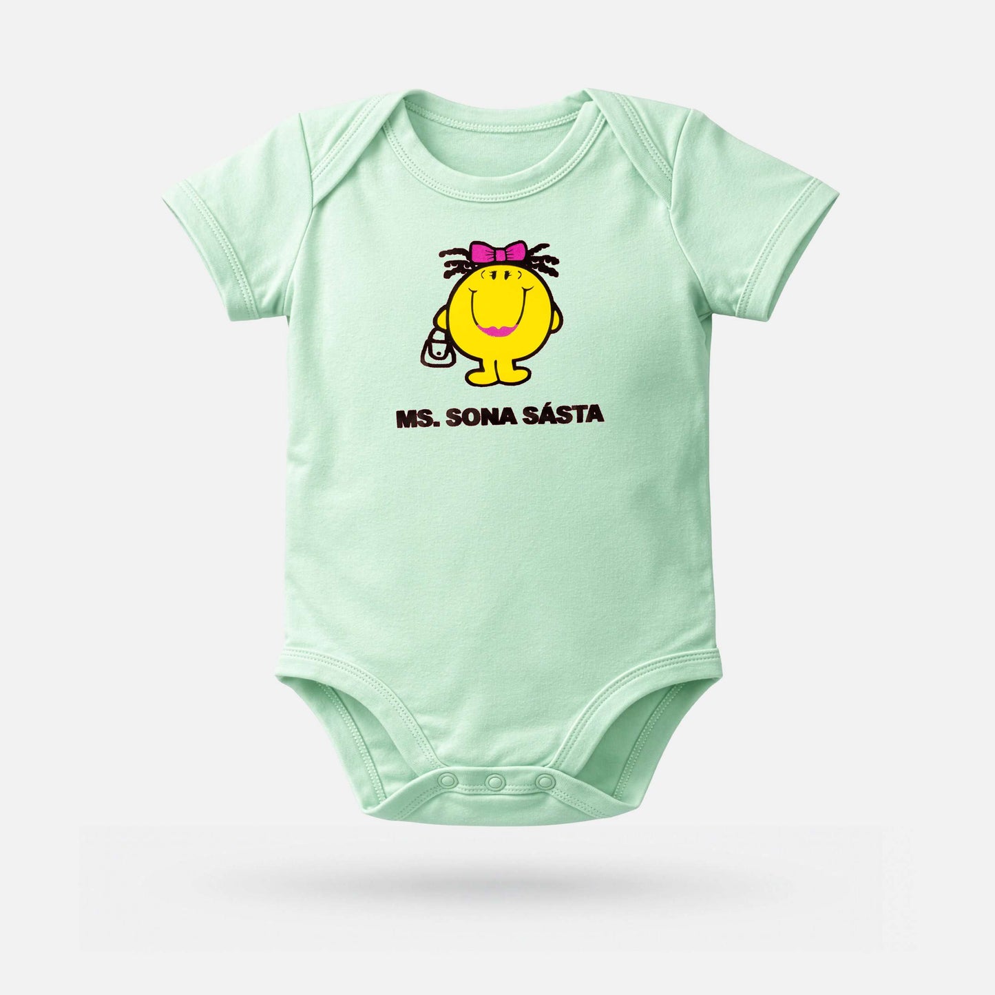 Ms. Sona Sásta - Baby Grow - Spailpín - 0-3 Months / Gumdrop Green