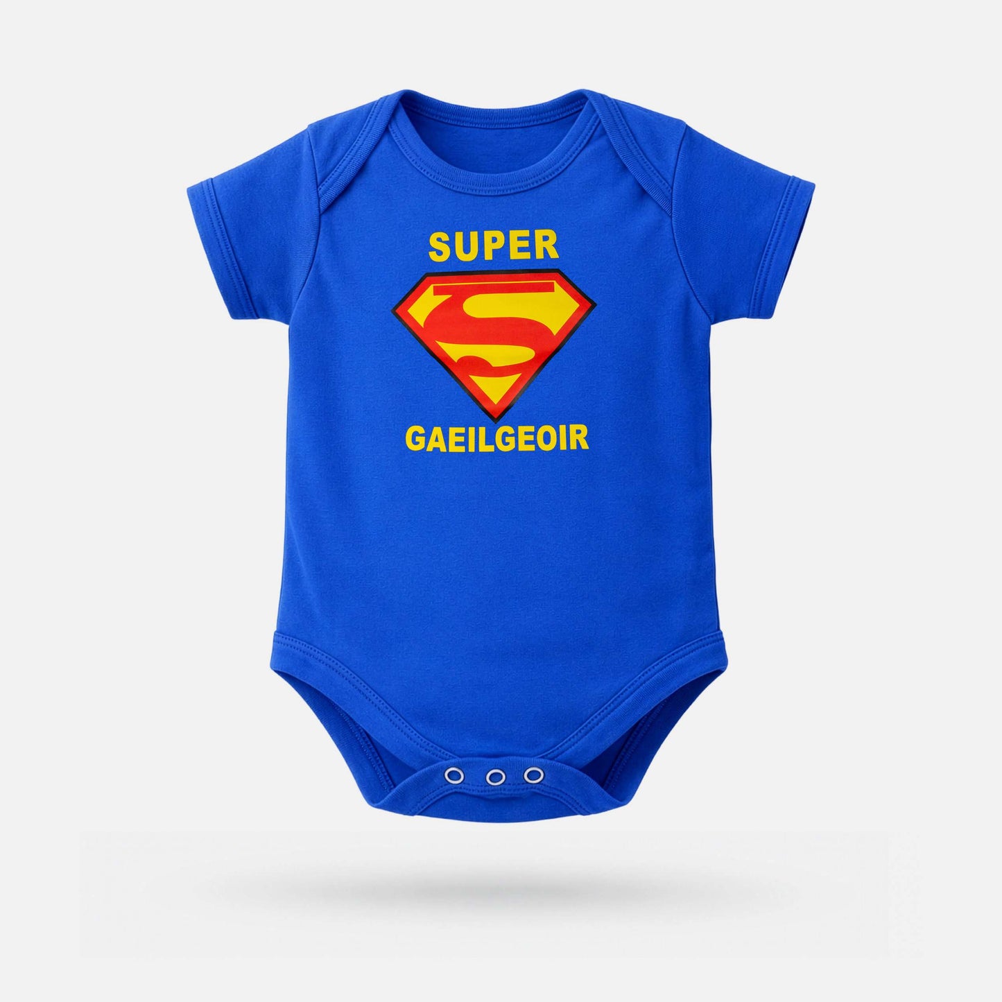 Super Gaeilgeoir - Baby Grow - Spailpín - 0-3 Months / Royal Blue