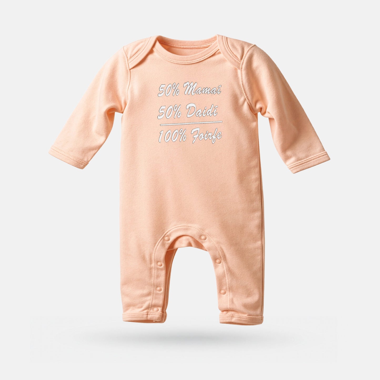 50% Mamaí, 50% Daidí, 100% Foirfe - Baby Romper