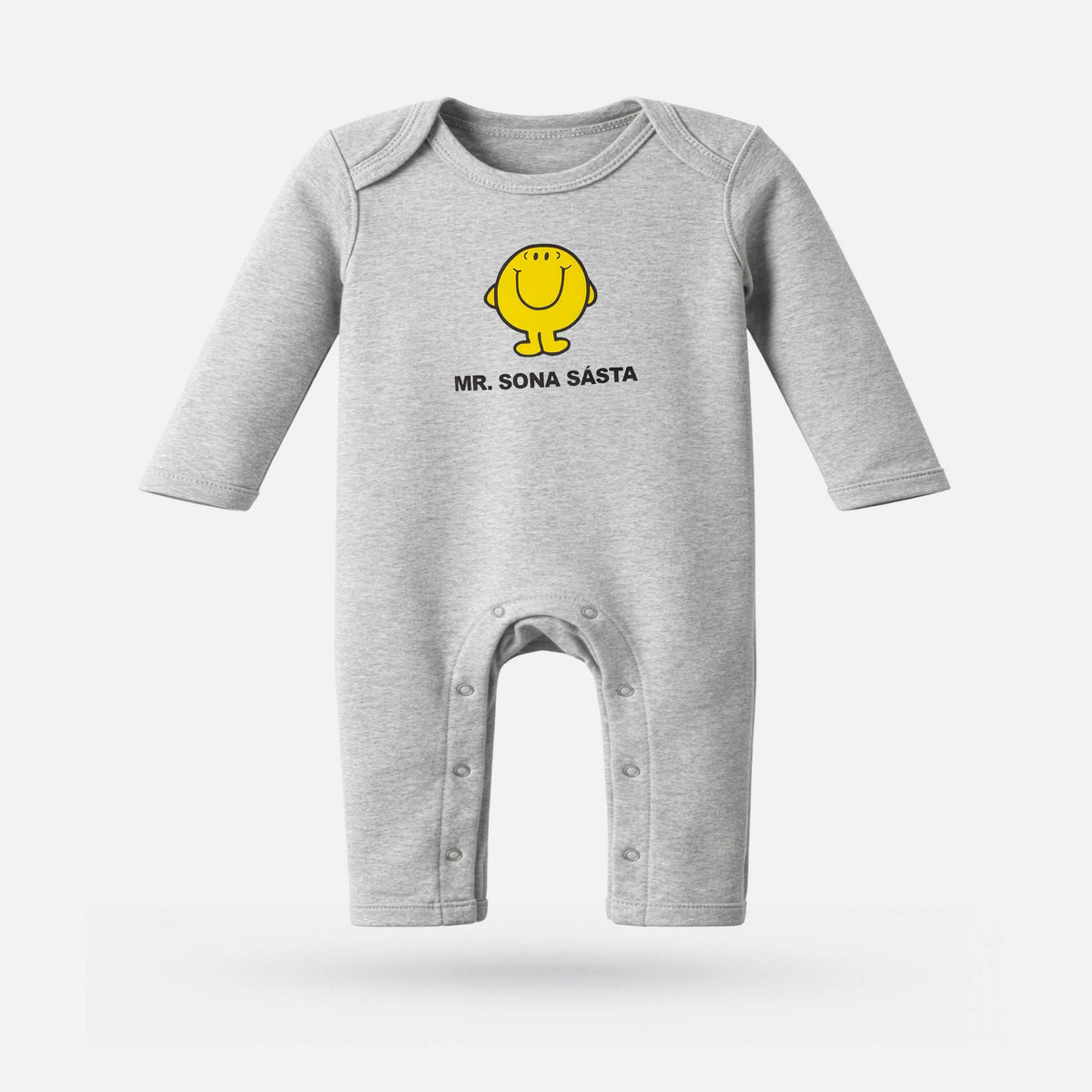 Mr. Sona Sásta - Baby Romper - Spailpín - 0-3 Months / Grey Melange