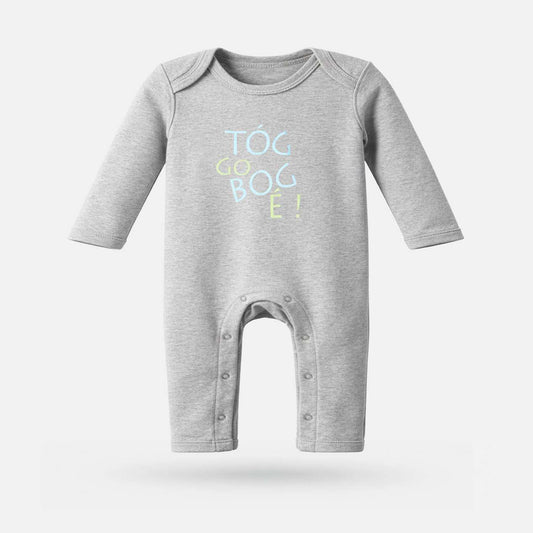 Tóg Go Bog É! - Baby Romper - Spailpín - 0-3 Months / Grey Melange