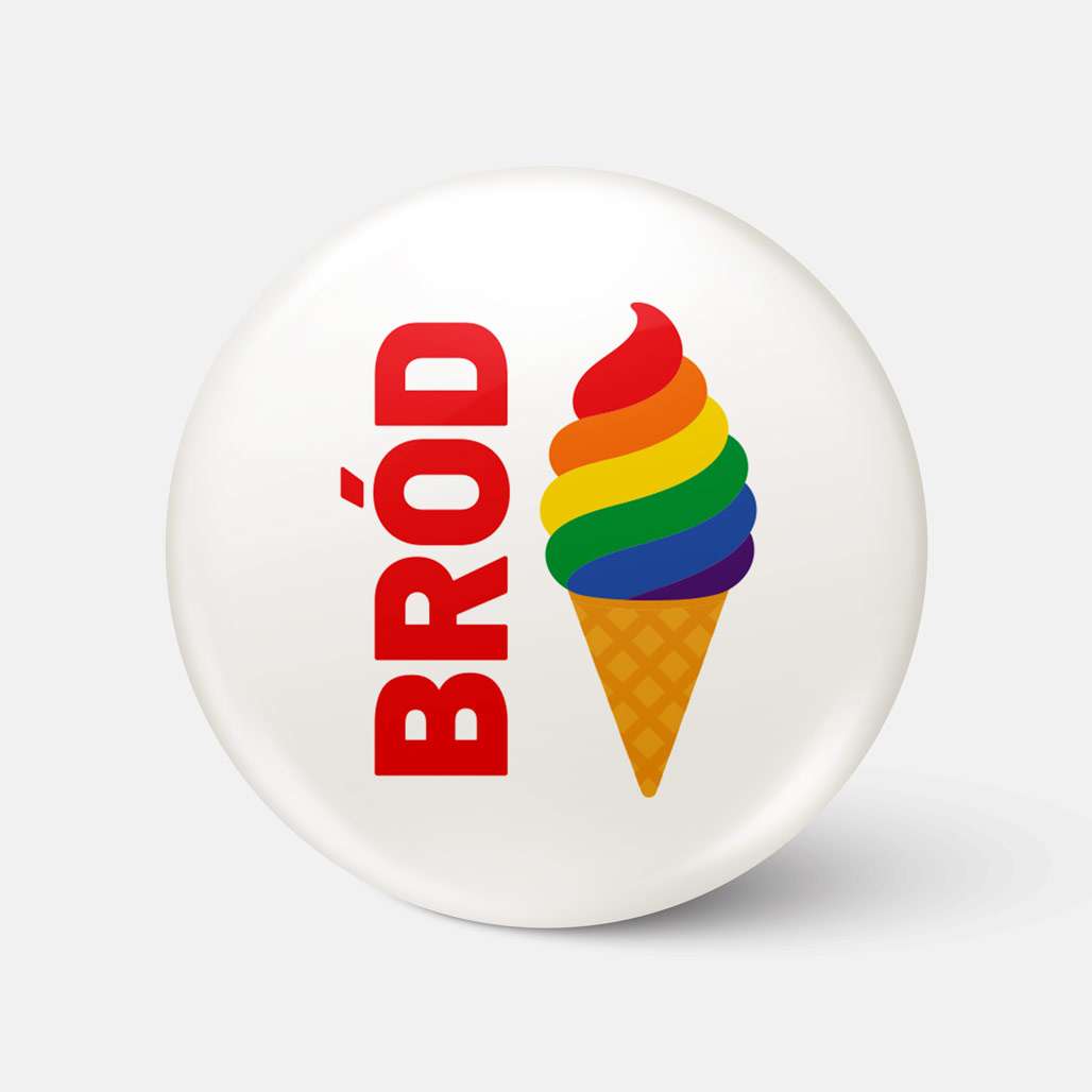 Uachtar Reoite Bróid - Badge - Spailpín