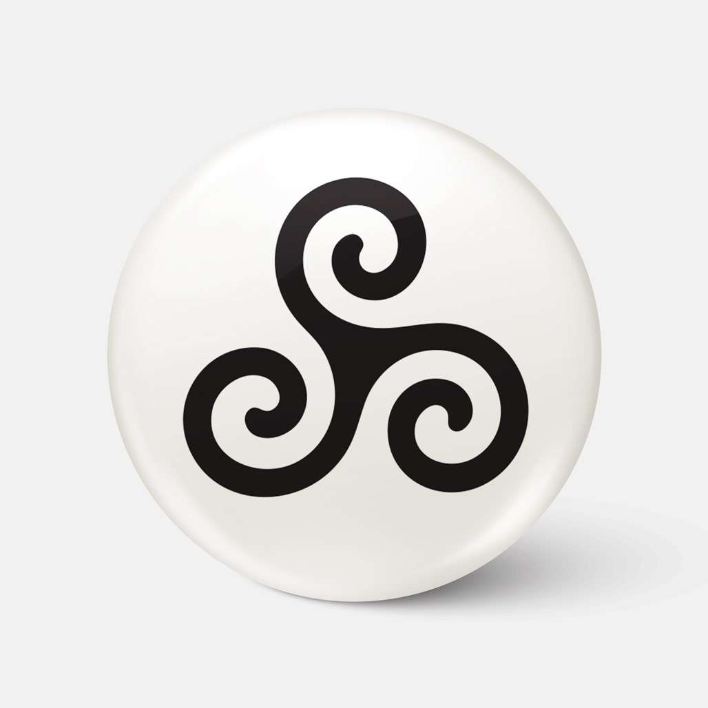 Trisceil Ceilteach - Badge - Spailpín