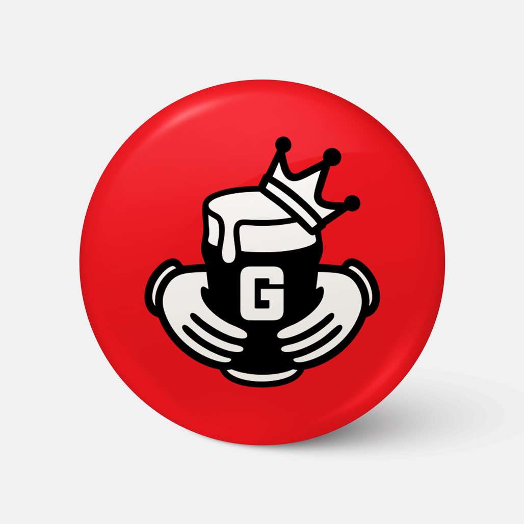 Claddagh Pint - Badge - Spailpín