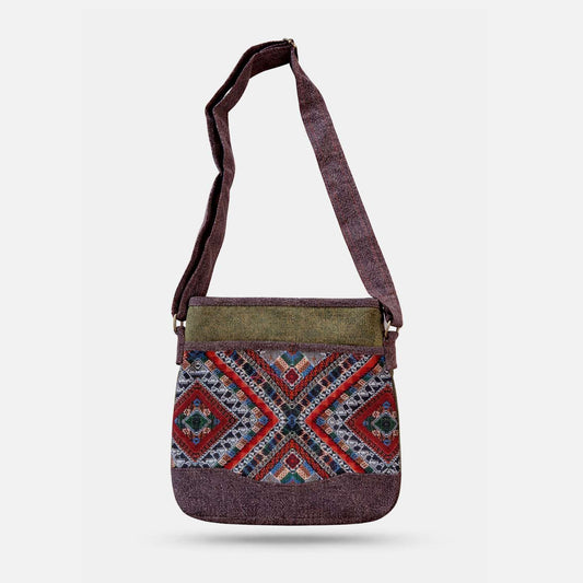 Bohemian Woven Crossbody - Bag - Spailpín - Bottle Green