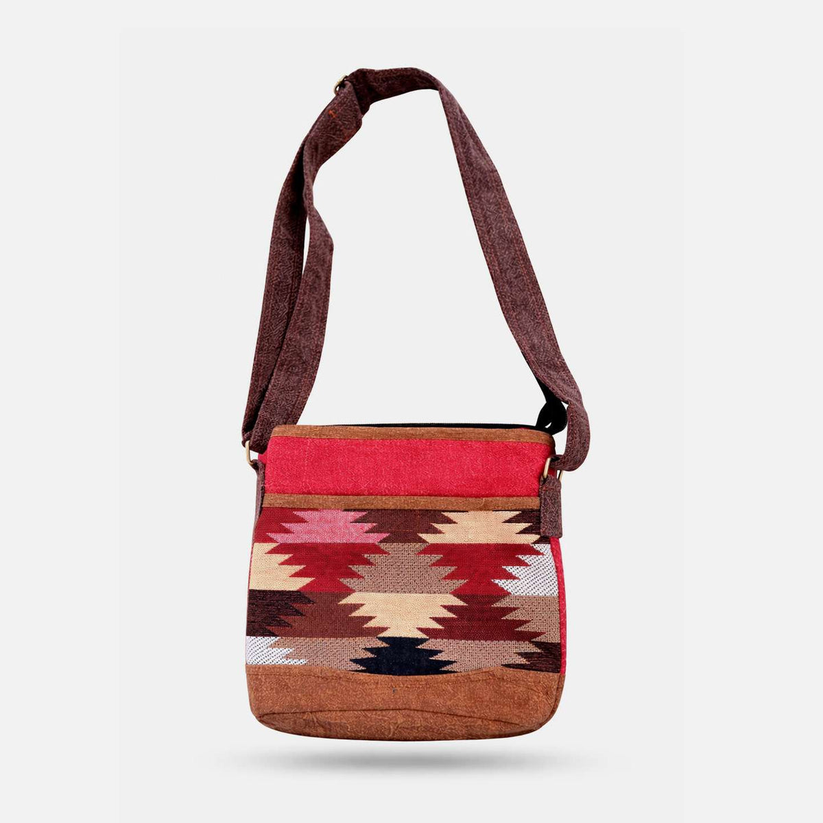 Bohemian Woven Crossbody - Bag - Spailpín - Red
