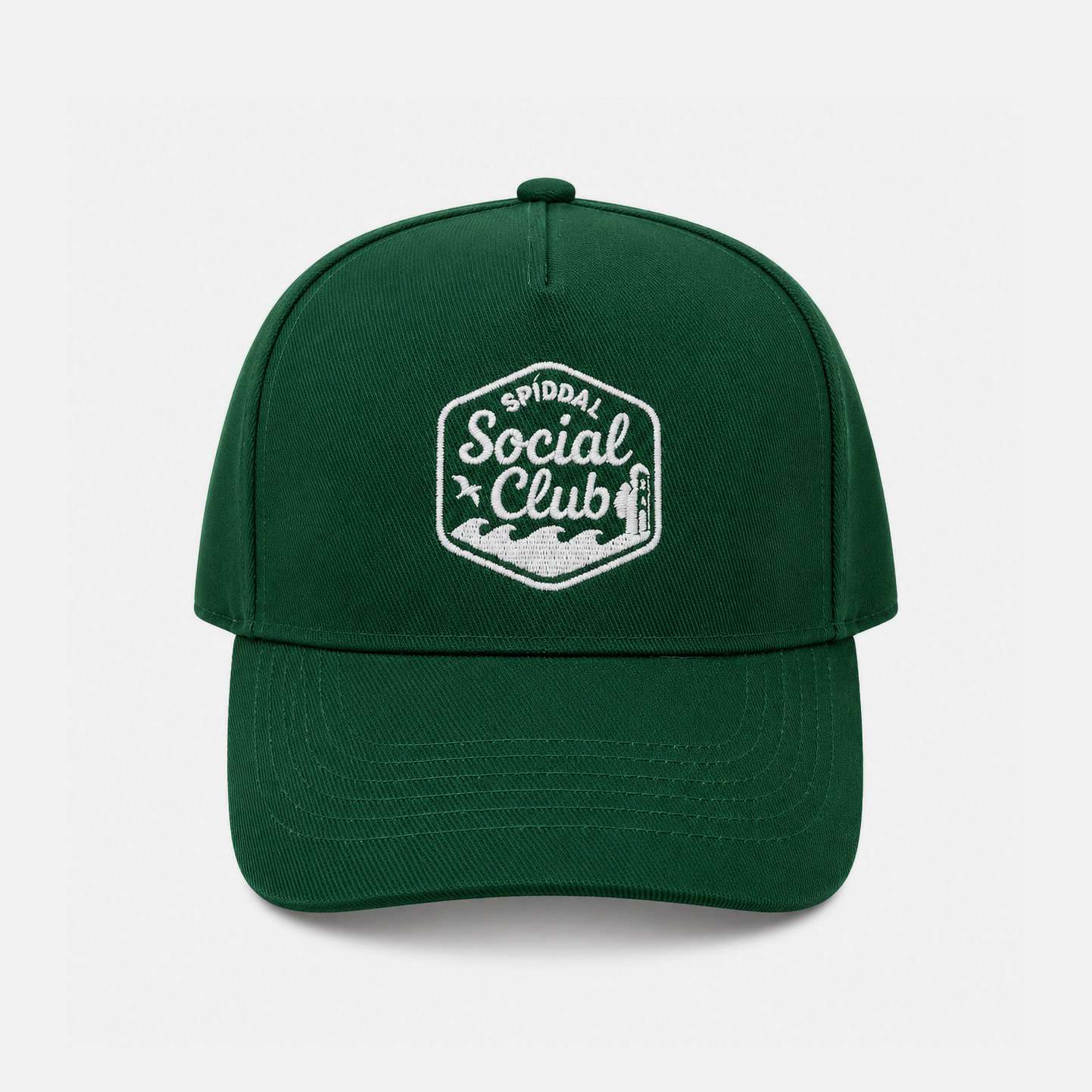 Spiddal Social Club - Baseball Cap - Spailpín - One Size / Bottle Green