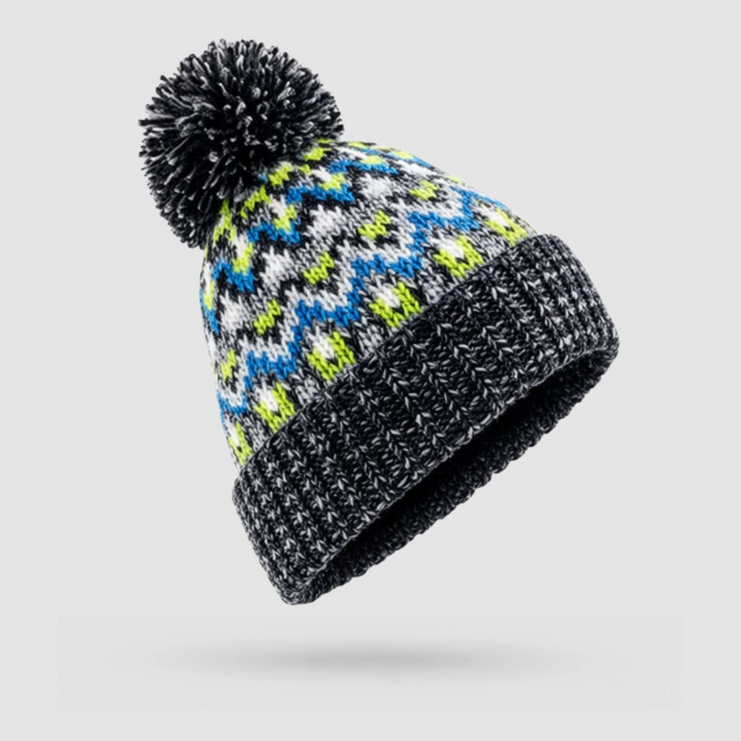 Beechfield Blizzard 1 Pom Pom - Beanie - Spailpín - One Size