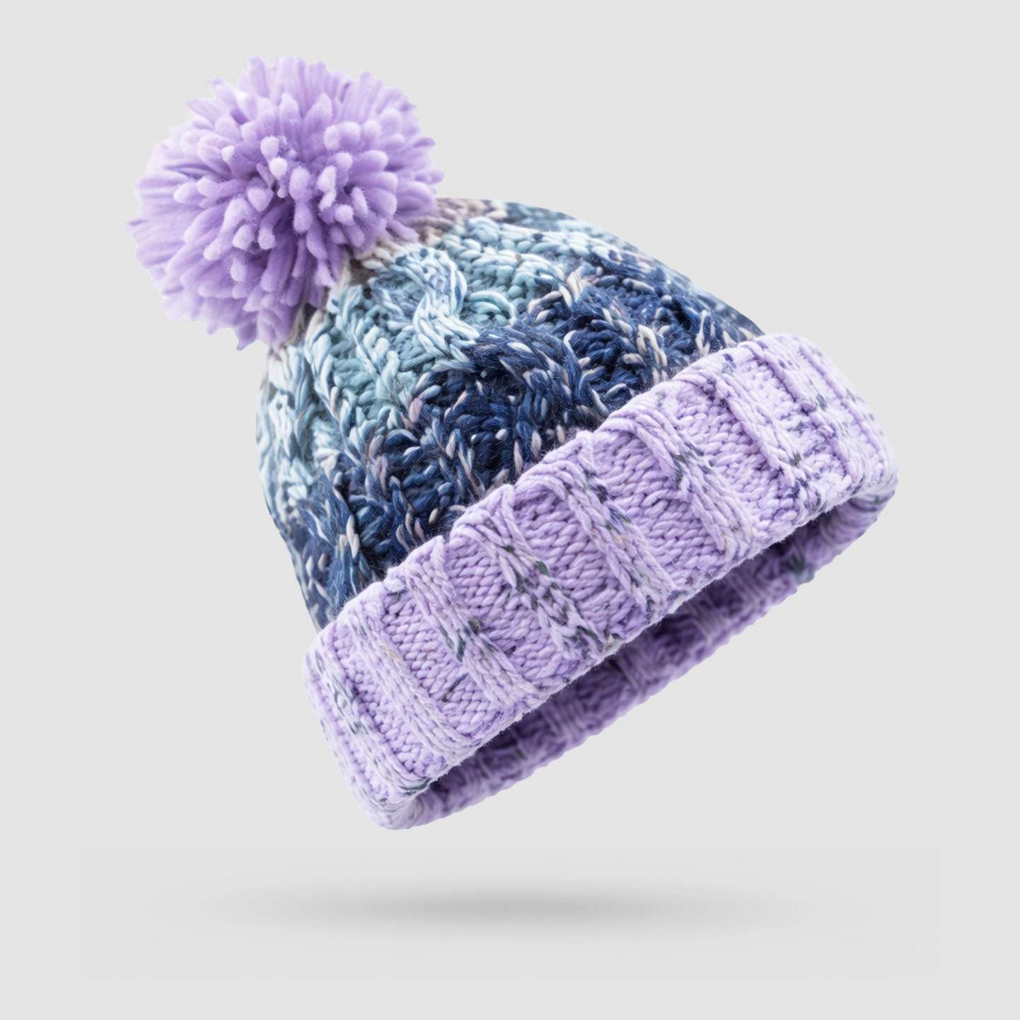 Beechfield Corkscrew 5 Pom Pom - Beanie - Spailpín