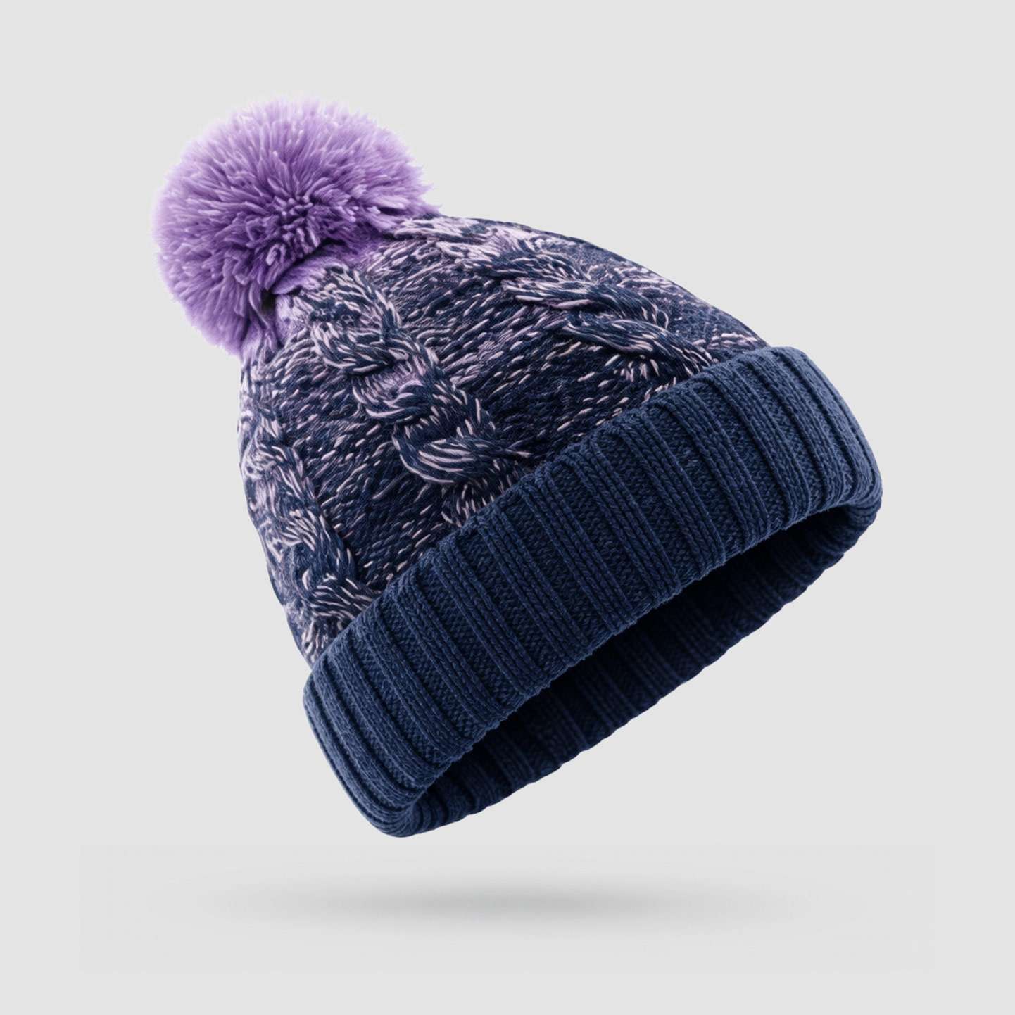 Beechfield Ombré 2 Pom Pom - Beanie - Spailpín