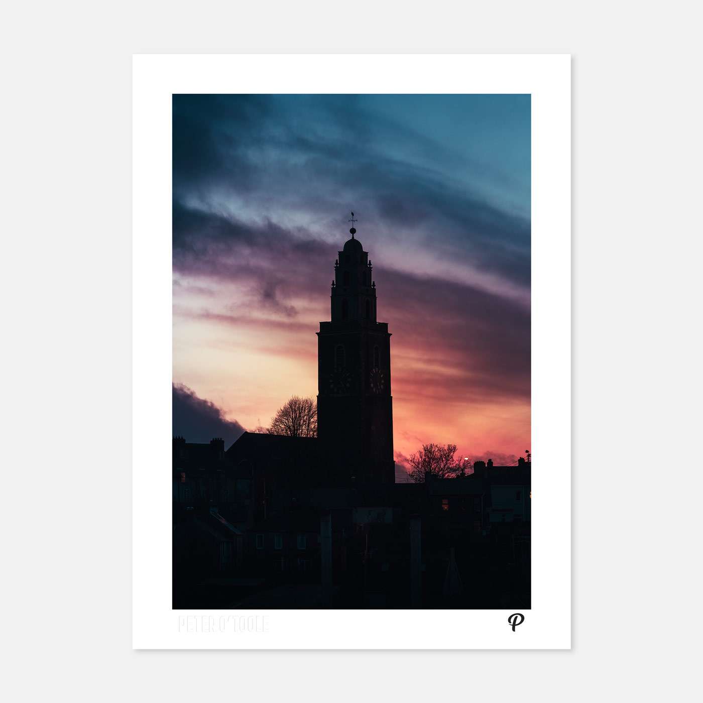 Cerulean Skies Print - Spailpín - A4 Print