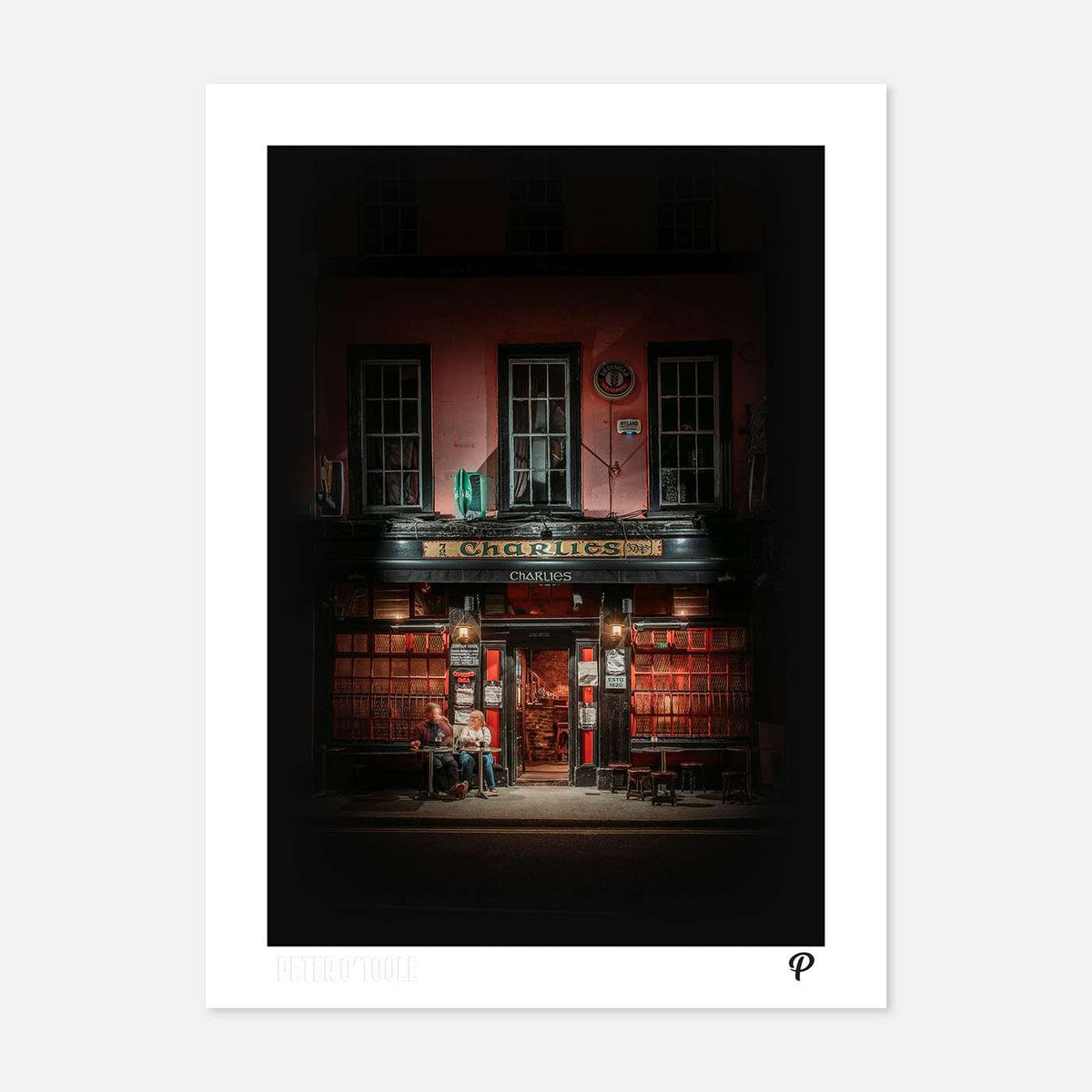 Charlies Pub Print - Spailpín - A4 Print