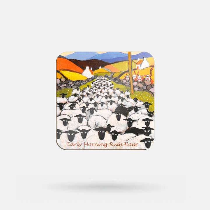Early Morning Rush Hour by Thomas Joseph - Coaster - Spailpín