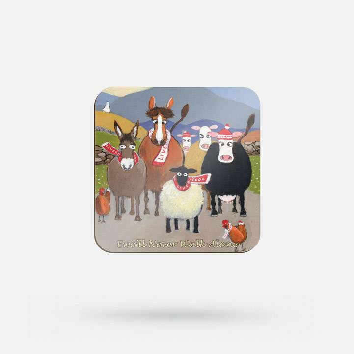 Ewe'll Never Walk Alone by Thomas Joseph - Coaster - Spailpín