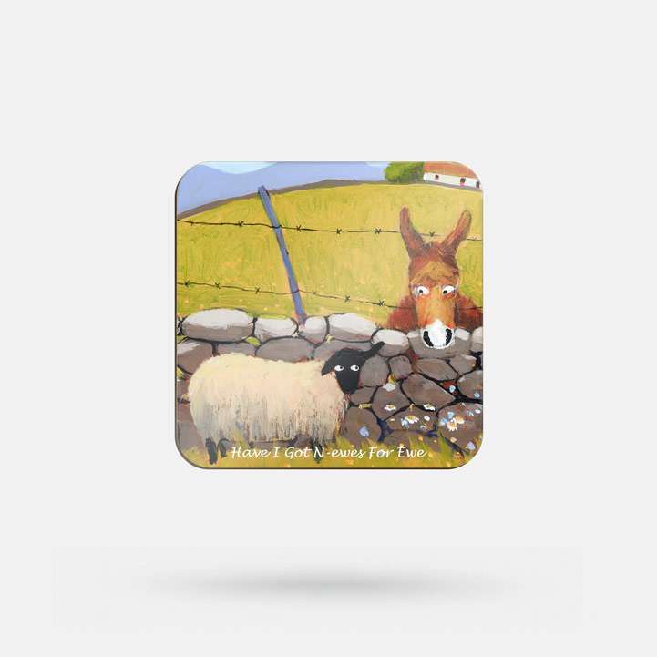 Have I Got News For Ewe by Thomas Joseph - Coaster - Spailpín