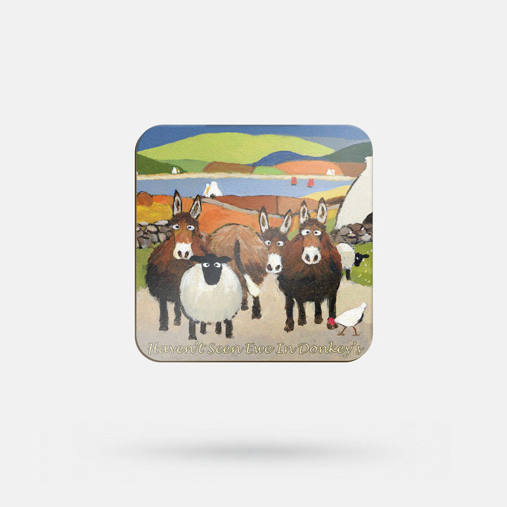 Haven't Seen You in Donkey's - Coaster
