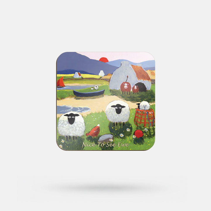 Nice to See Ewe - Coaster