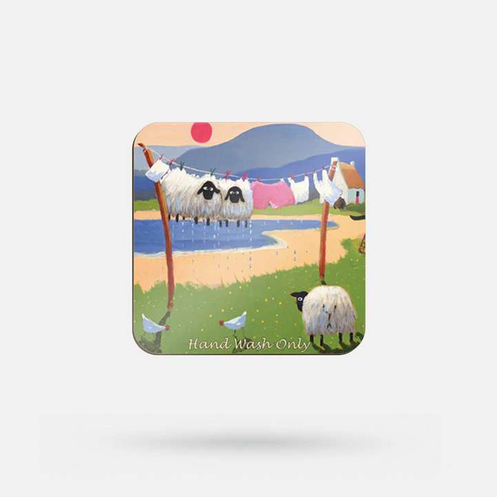 Hand Wash Only by Thomas Joseph - Coaster - Spailpín