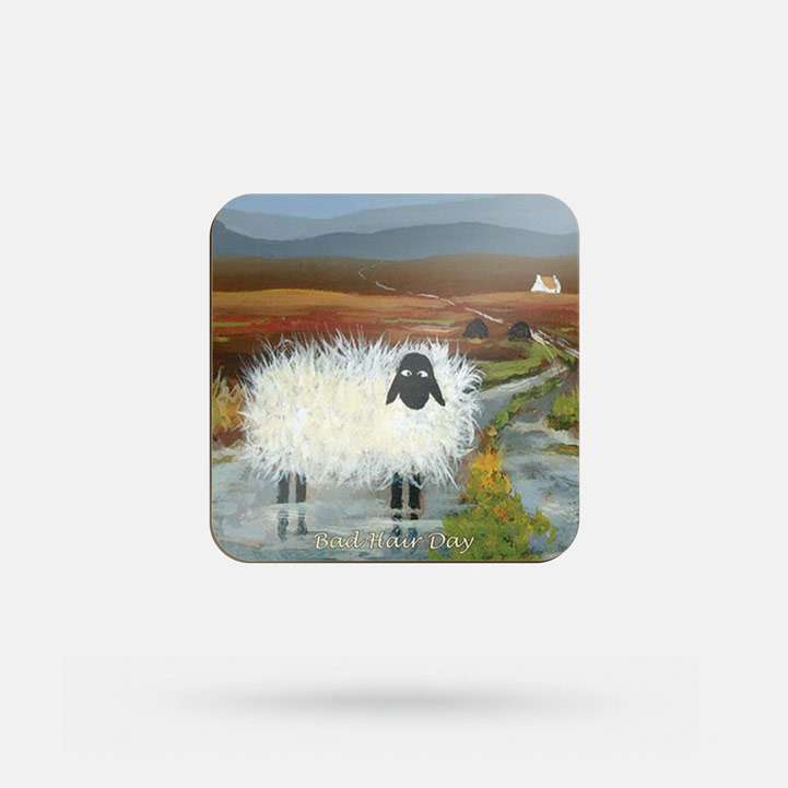 Bad Hair Day by Thomas Joseph - Coaster - Spailpín