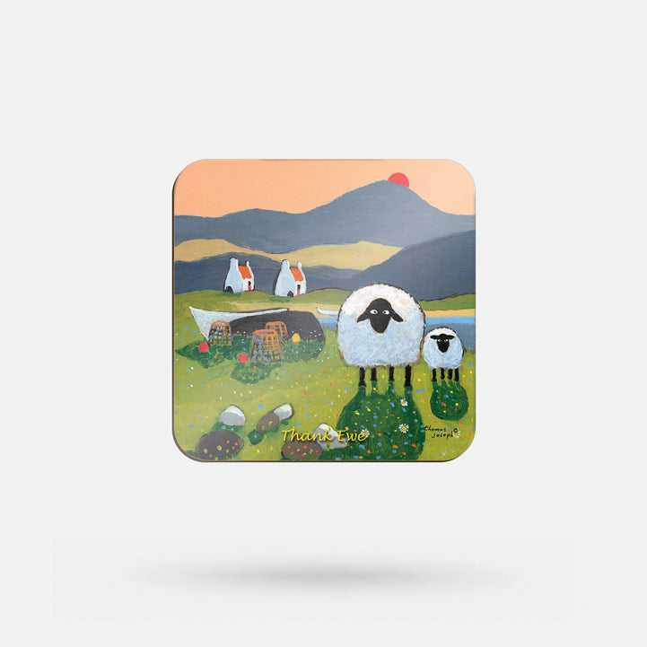 Thank Ewe - Coaster