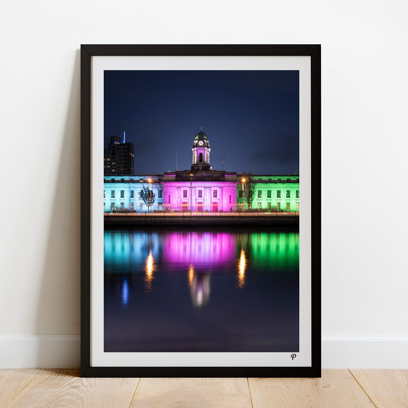 Cork City Hall for Metastatic Breast Cancer Awareness Day Print