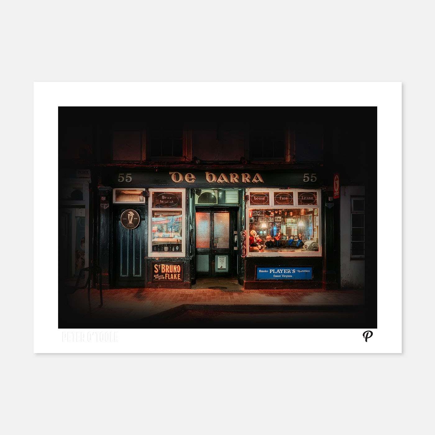 De Barra's Pub Print - Spailpín - A4 Print