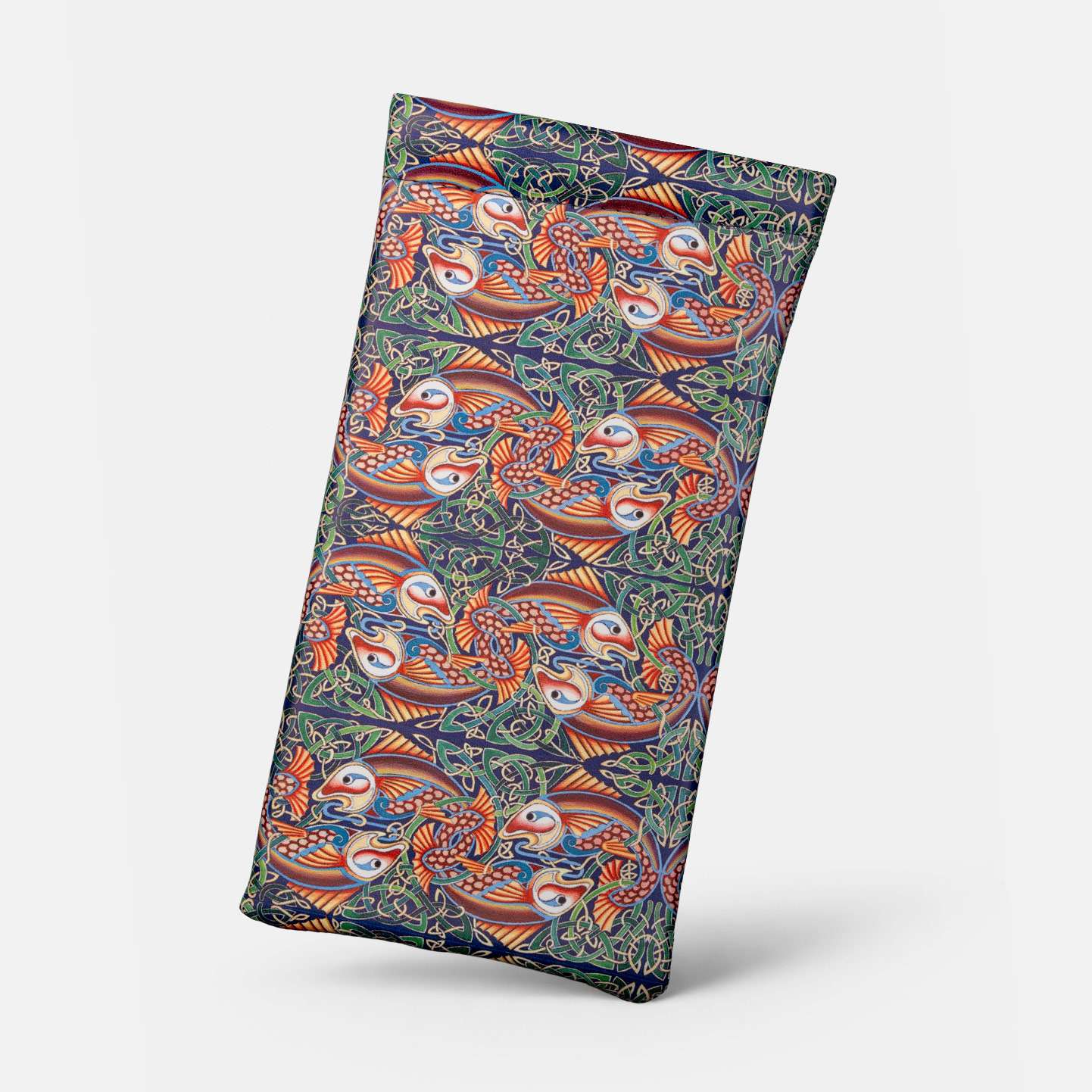 Celtic Fish by Rachel Arbuckle - Glasses Pouch - Spailpín