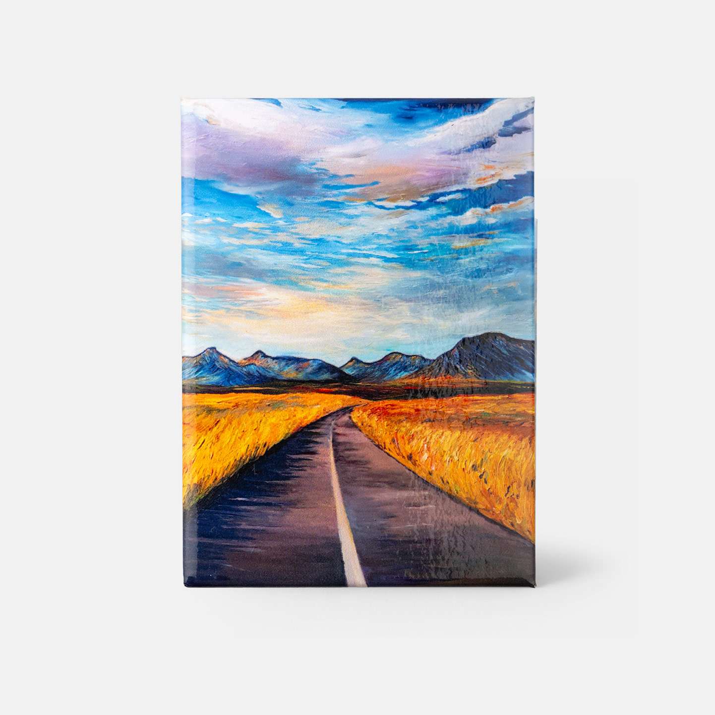 12 Bens Mountains in Connemara by Aoife Dowd - Magnet - Spailpín