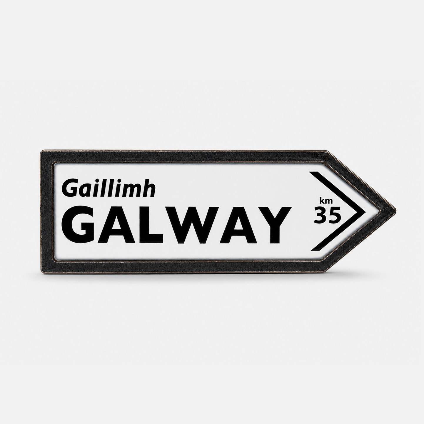 Gaillimh, Galway Road Sign - Magnet - Spailpín